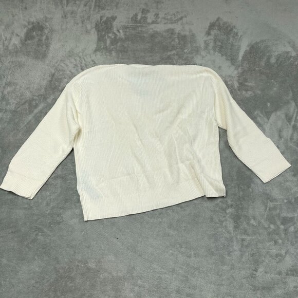 Hudson Cotton Buttondown Cardigan XXL White NWT 6531 - Picture 3 of 8